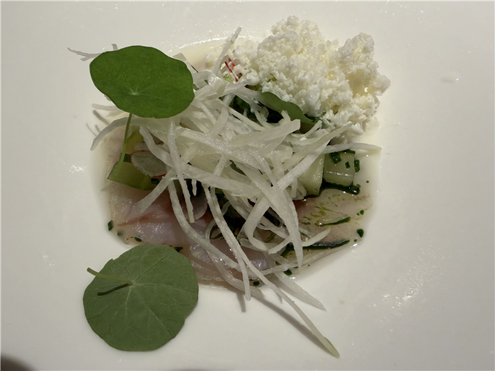 cured sea bass